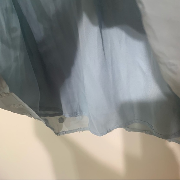 Swiss Dot Butterfly Sleeve Blouse 2X - Picture 3 of 8